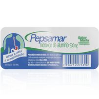 Pepsamar Antiácido 230mg Neo Química 10 Comprimidos Sabor Menta