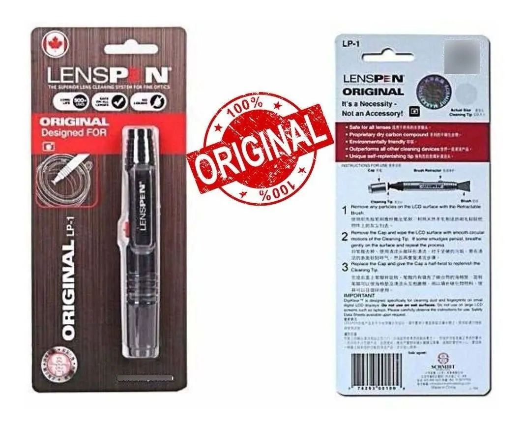 Caneta Limpeza Lente Fotografica Lenspen Original Lp1 C Nfe